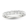Thumbnail Image 1 of 2 CT. T.W. Cushion-Cut Diamond Nine Stone Anniversary Band in Platinum (G/VS2)