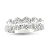 Thumbnail Image 1 of 2-1/2 CT. T.W. Oval Diamond Five Stone Anniversary Band in Platinum (I/VS2)
