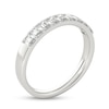 Thumbnail Image 1 of 1-1/10 CT. T.W. Emerald-Cut Diamond Nine Stone Anniversary Band in Platinum (I/VS2)