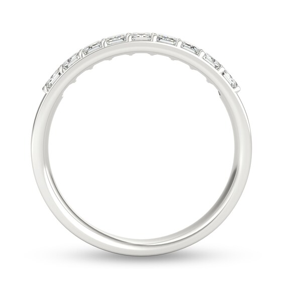 1-1/10 CT. T.w. Emerald-Cut Diamond Nine Stone Anniversary Band in Platinum (I/Vs2)