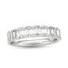 Thumbnail Image 0 of 2 CT. T.W. Emerald-Cut Diamond Nine Stone Anniversary Band in Platinum (I/VS2)