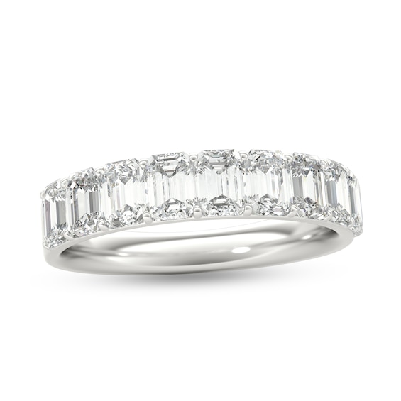 2 CT. T.w. Emerald-Cut Diamond Nine Stone Anniversary Band in Platinum (I/Vs2)