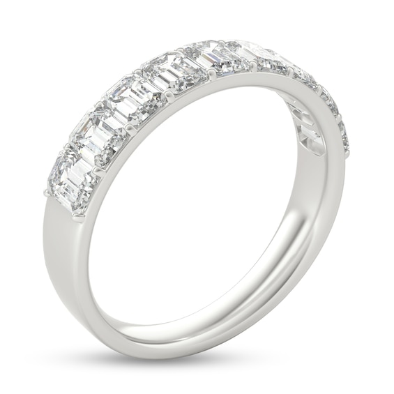2 CT. T.w. Emerald-Cut Diamond Nine Stone Anniversary Band in Platinum (I/Vs2)