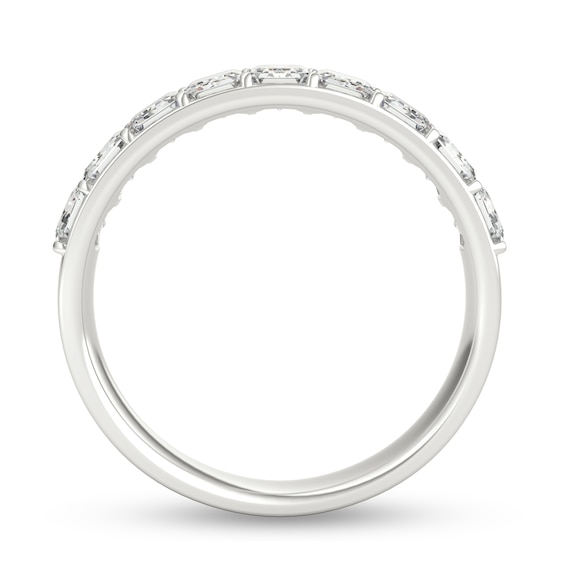2 CT. T.w. Emerald-Cut Diamond Nine Stone Anniversary Band in Platinum (I/Vs2)