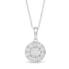 Thumbnail Image 1 of 1/2 CT. T.W. Diamond Frame Pendant in 10K White Gold