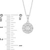 Thumbnail Image 3 of 1/2 CT. T.W. Diamond Frame Pendant in 10K White Gold