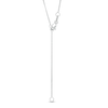 Thumbnail Image 3 of 1/2 CT. T.W. Diamond Double Frame Pendant in 10K White Gold