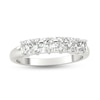 Thumbnail Image 1 of 1 CT. T.W. Asscher-Cut Diamond Five Stone Anniversary Band in Platinum (I/VS2)
