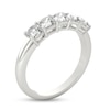 Thumbnail Image 2 of 1 CT. T.W. Asscher-Cut Diamond Five Stone Anniversary Band in Platinum (I/VS2)