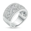Thumbnail Image 3 of 3/4 CT. T.W. Diamond Art Deco Vintage-Style Ring in Sterling Silver