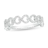 Thumbnail Image 1 of 1/6 CT. T.W. Diamond Sideways Heart Ring in 10K White Gold
