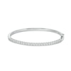 Thumbnail Image 1 of 1/4 CT. T.W. Diamond Bangle in Sterling Silver