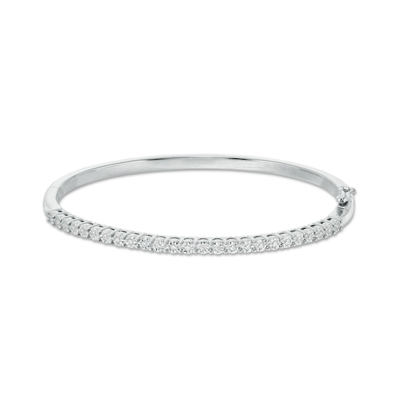 1/4 CT. T.w. Diamond Bangle in Sterling Silver