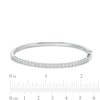 Thumbnail Image 2 of 1/4 CT. T.W. Diamond Bangle in Sterling Silver