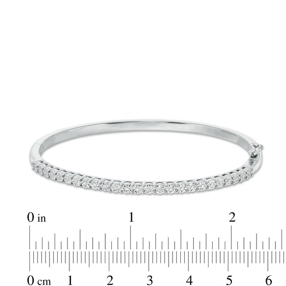 1/4 CT. T.w. Diamond Bangle in Sterling Silver