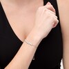 Thumbnail Image 2 of 1 CT. T.W. Diamond Graduated Bolo Bracelet in 10K White Gold - 9.2"