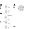 Thumbnail Image 3 of 1/4 CT. T.W. Composite Diamond Petal Frame Stud Earrings in 10K White Gold