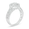 Thumbnail Image 3 of 1 CT. T.W. Baguette and Round Diamond Frame Ring in 10K White Gold