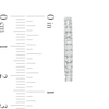 Thumbnail Image 3 of 5/8 CT. T.W. Diamond Hoop Earrings in 10K White Gold