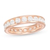 Thumbnail Image 1 of 2 CT. T.W. Diamond Channel-Set Eternity Wedding Band in 14K Rose Gold
