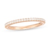 Thumbnail Image 1 of 1/3 CT. T.W. Diamond Eternity Wedding Band in 14K Rose Gold
