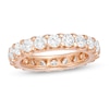 3 CT. T.W. Diamond Comfort-Fit Eternity Band in 14K Rose Gold
