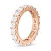3 CT. T.W. Diamond Comfort-Fit Eternity Band in 14K Rose Gold