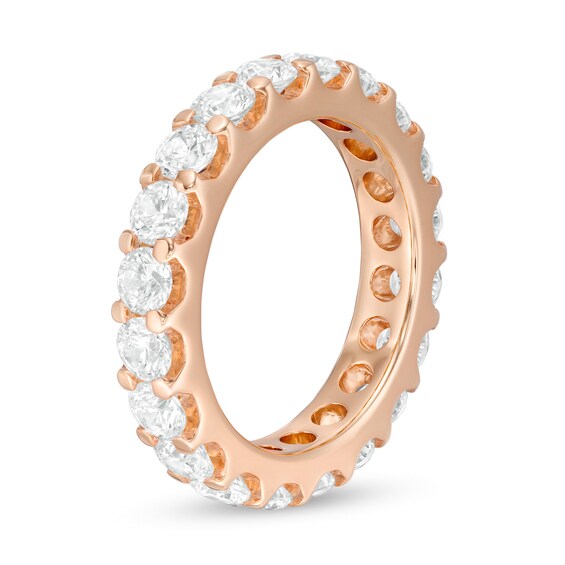 3 CT. T.W. Diamond Eternity Wedding 3 CT. T.W. Diamond Eternity Wedding Band in 14K Rose Gold