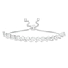 Thumbnail Image 1 of 1/2 CT. T.W. Diamond "S" Bolo Bracelet in Sterling Silver - 9.5"