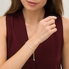 Thumbnail Image 2 of 1/6 CT. T.W. Diamond Line Bolo Bracelet in 10K Gold - 9.5"