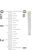 Thumbnail Image 3 of 1/6 CT. T.W. Diamond Rectangular Hoop Earrings in 10K Gold