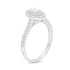Thumbnail Image 3 of 1/2 CT. T.W. Marquise Diamond Double Frame Engagement Ring in 10K White Gold