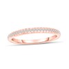 Thumbnail Image 1 of 1/6 CT. T.W. Diamond Anniversary Band in 10K Rose Gold