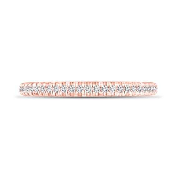 1/6 CT. T.w. Diamond Anniversary Band in 10K Rose Gold