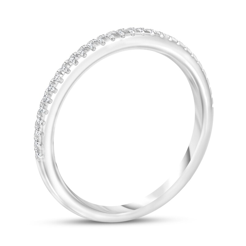 Main Image 3 of 1/6 CT. T.W. Diamond Anniversary Band in 10K White Gold