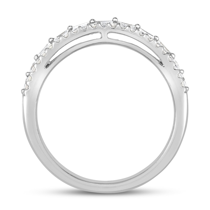 5/8 CT. T.W. Diamond Multi-Row Band in 14K White Gold