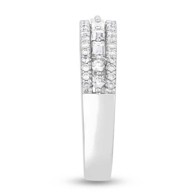 5/8 CT. T.W. Diamond Multi-Row Band in 14K White Gold