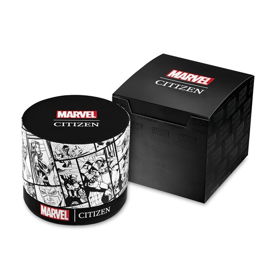 Men's Citizen Eco-Drive® Captain America Promaster Special Edition Super Titanium™ Watch (Model: Bn0208-54W)