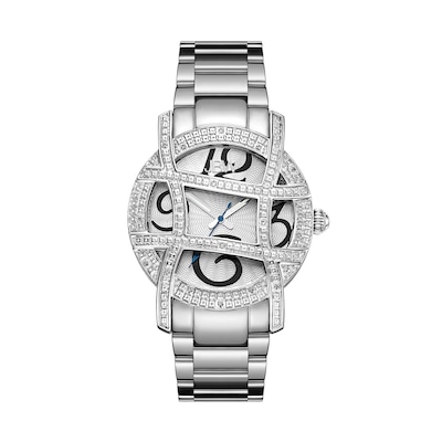 Ladies Jbw Olympia 1 5 Ct T W Diamond Watch With Silver Tone Dial Model Jb 6214 B Zales