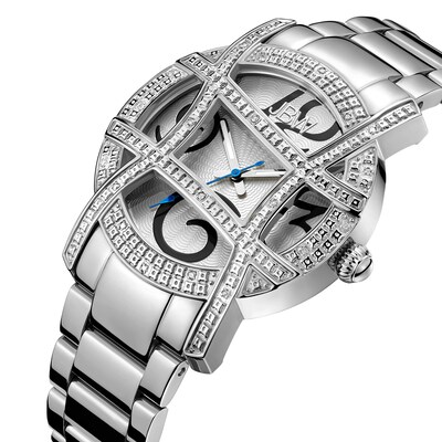 Ladies Jbw Olympia 1 5 Ct T W Diamond Watch With Silver Tone Dial Model Jb 6214 B Zales