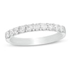 Thumbnail Image 1 of 1/2 CT. T.W. Certified Diamond Band in 18K White Gold (I/VS2)