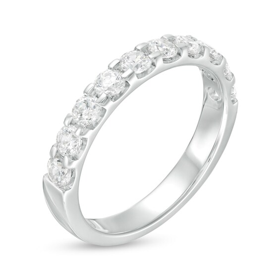 1 CT. T.w. Certified Diamond Band in 18K White Gold (I/Vs2)