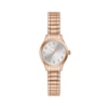 Thumbnail Image 0 of Ladies' Caravelle by Bulova Rose-Tone Expansion Watch with Silver-Tone Dial (Model: 44L254)