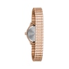 Thumbnail Image 2 of Ladies' Caravelle by Bulova Rose-Tone Expansion Watch with Silver-Tone Dial (Model: 44L254)