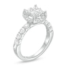 Thumbnail Image 3 of 1-5/8 CT. T.W. Princess-Cut Quad Diamond Frame Engagement Ring in 14K White Gold