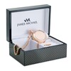 Thumbnail Image 2 of Men's James Michael Rose-Tone Pocket Watch with Black Dial (Model: PQA181143C)