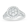 Thumbnail Image 1 of 1 CT. T.W. Baguette and Round Composite Diamond Frame Ring in 10K White Gold