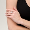 Thumbnail Image 2 of 1 CT. T.W. Baguette and Round Composite Diamond Frame Ring in 10K White Gold