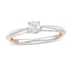 Thumbnail Image 0 of 1/5 CT. Diamond Solitaire Vintage-Style Engagement Ring in 14K Two-Tone Gold (I/I2)