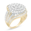 Thumbnail Image 3 of 3 CT. T.W. Composite Diamond Multi-Row Bypass Ring in 10K Gold